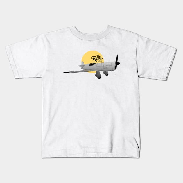 Air racer Kids T-Shirt by Siegeworks